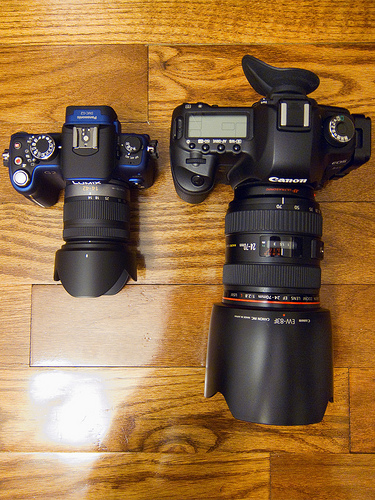 Panasonic G2 & Canon 5D2 Top