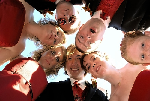 The cirle of Groomsman and Bridemaids!