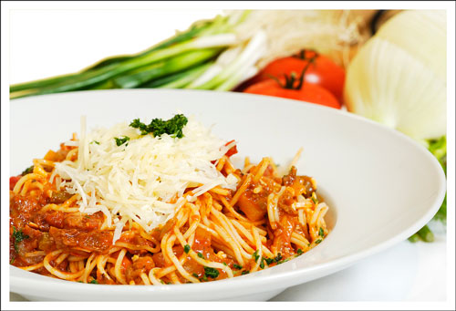 Food Photography - Spaghetti dish