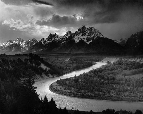 The Tetons and the Snake River by Ansel Adams (1942)