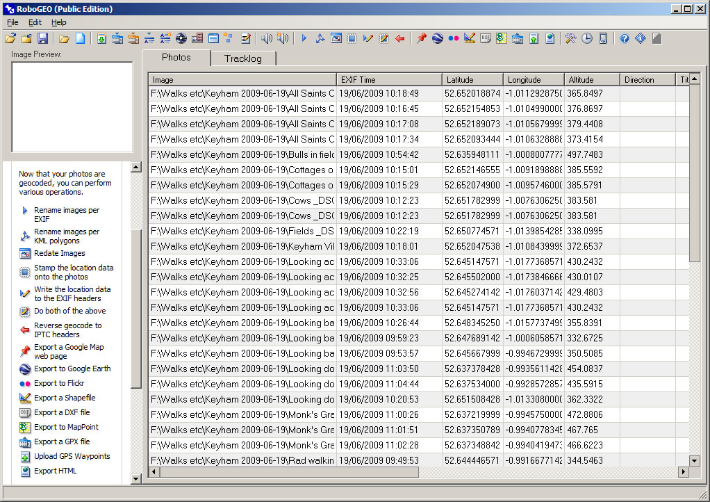 manually geotag photos