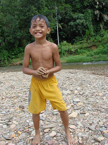 Cute Kid - taken at a wide-angle (zoomed out) focal length