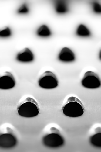 Close-up photo of a grater