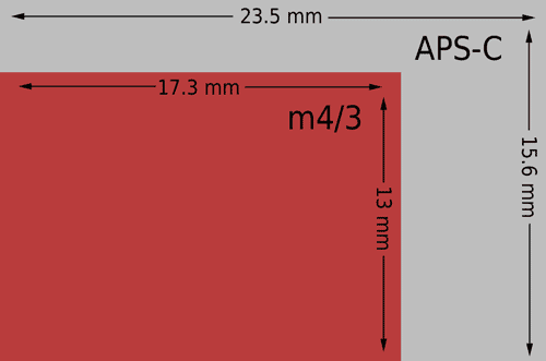 full frame vs aps c vs micro 4 3