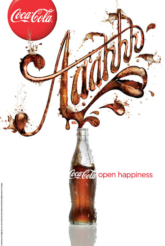 Coca Cola Aaahh Open Happiness advert