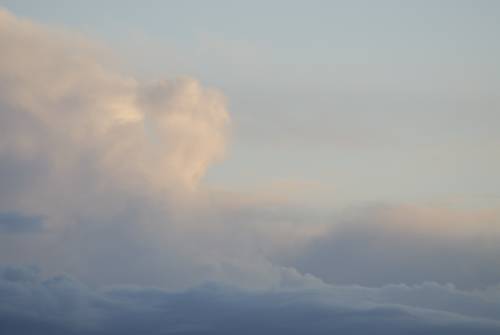 Original photo of clouds used