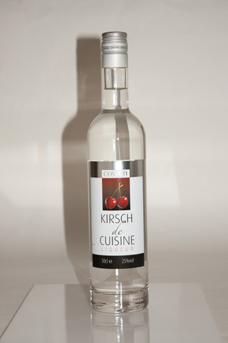 Product photo of bottle taken with a DSLR using the built in pop-up flash