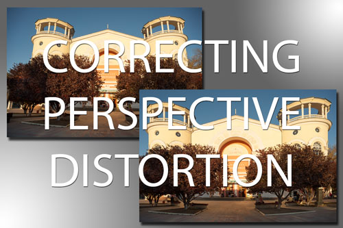 Correcting perspective distortion