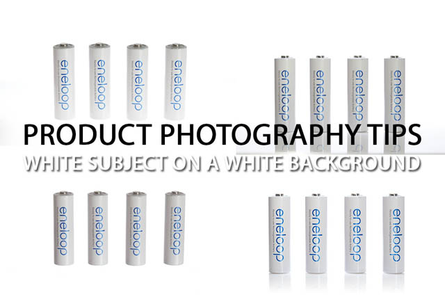 Product Photography Tips - White subject on a white background