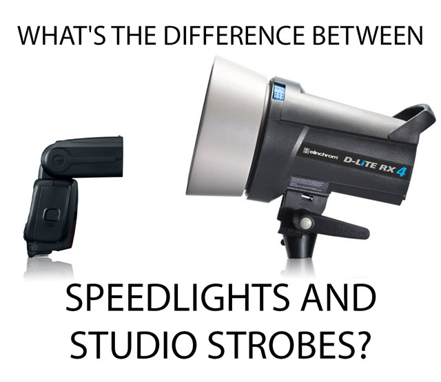 What's the difference between Speedlights and Studio Strobes?