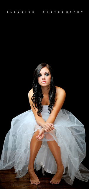 Petticoat - portrait lit with studio strobes at 1/64 and 1/32 power