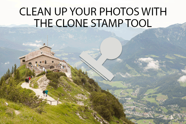 Clean up your photos with the Clone Stamp Tool