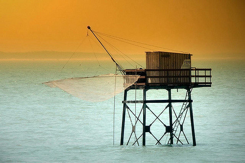 Fishing House - photo taken on an old camera with no RAW support