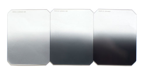 Graduated split neutral density filters – ND0.3, ND0.6 and ND0.9